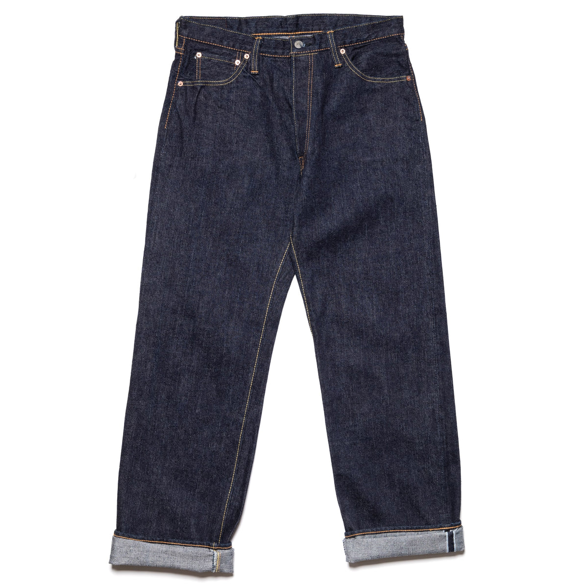 XX-002 Piped Straight 14oz Selvedge Denim - Indigo