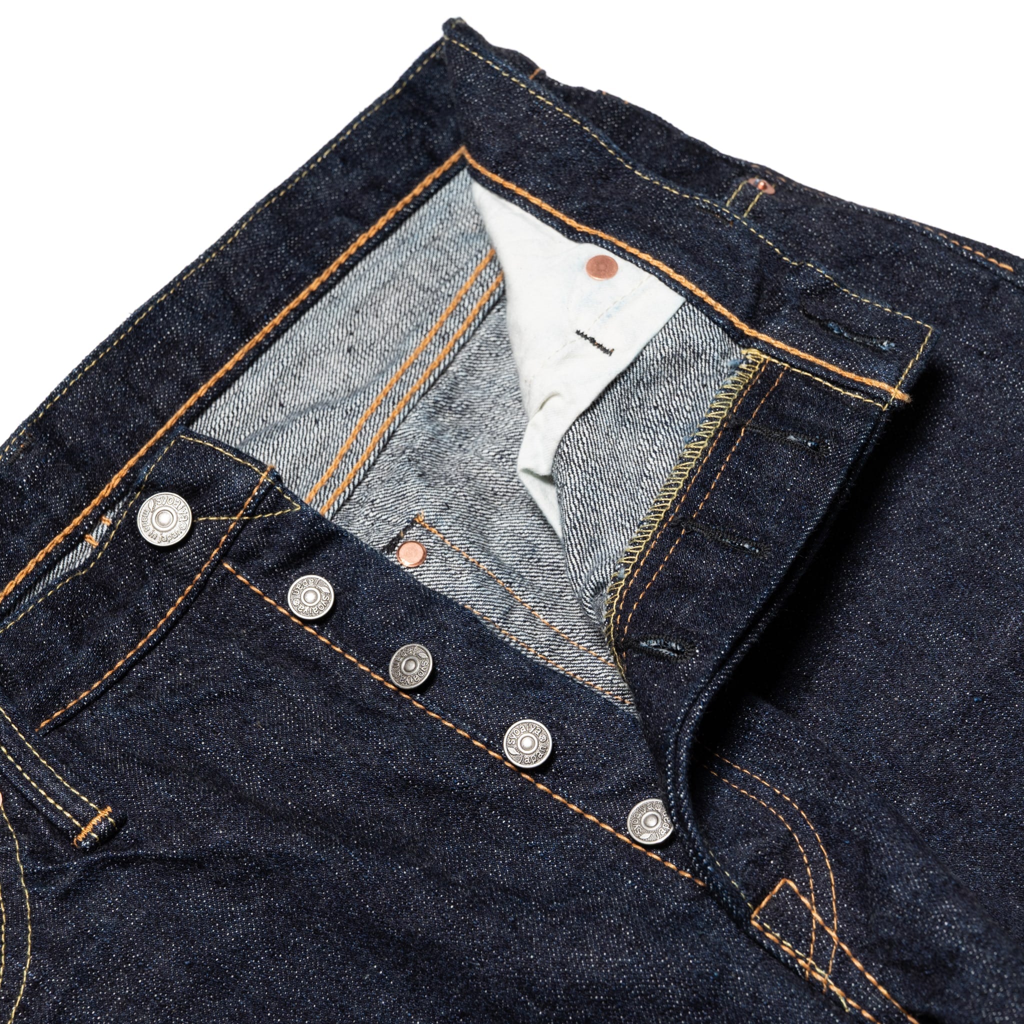 XX-002 Piped Straight 14oz Selvedge Denim - Indigo
