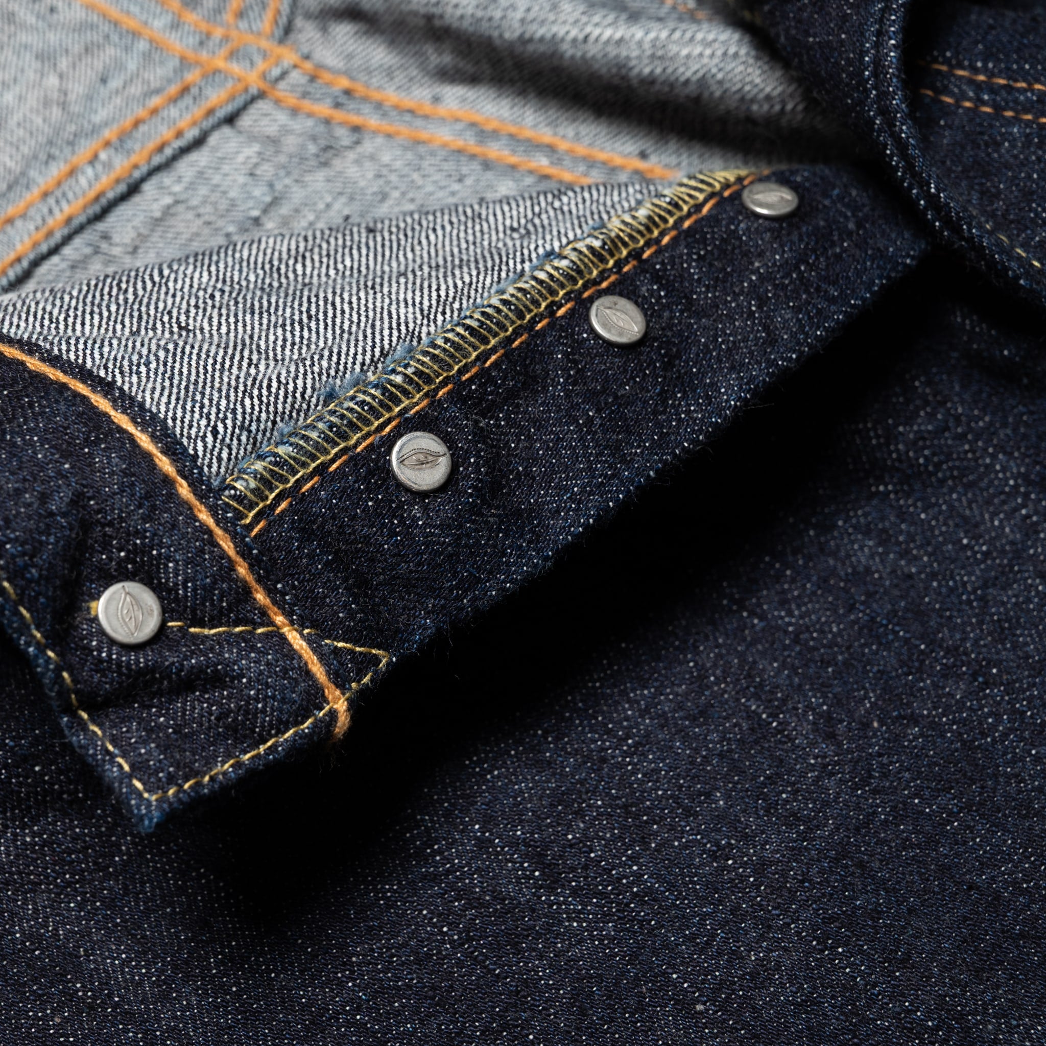 XX-002 Piped Straight 14oz Selvedge Denim - Indigo