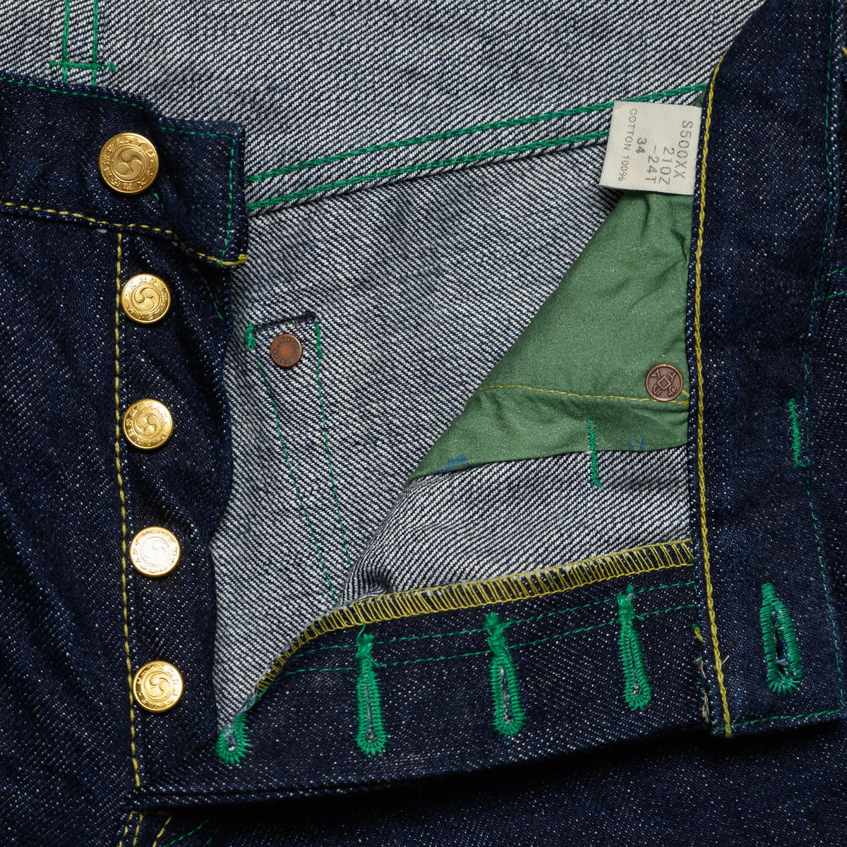 S500XX21OZ-24T Year of the Dragon 21oz Regular Straight Selvedge Denim