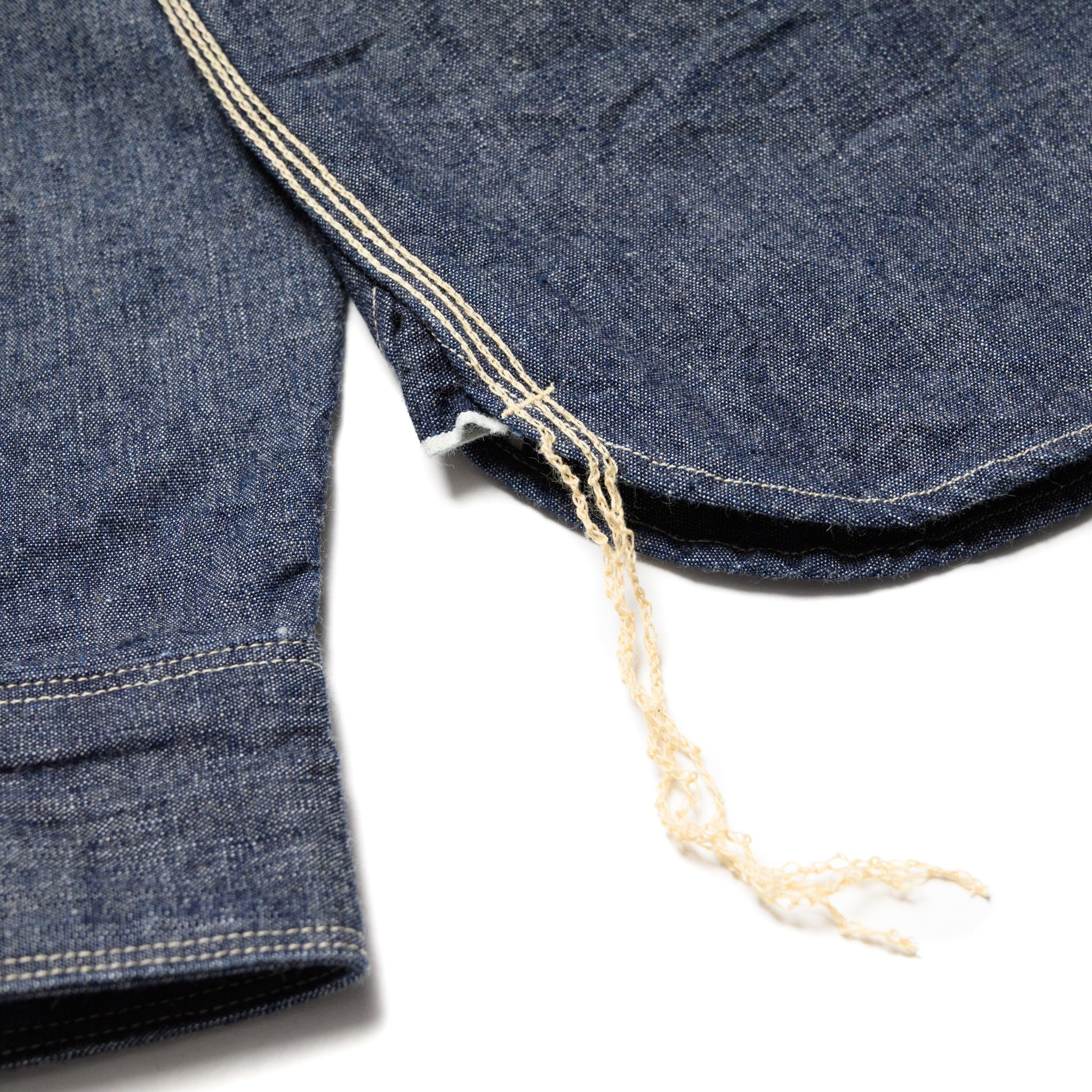 SJCBS25W Selvedge Chambray Work Shirt - Indigo