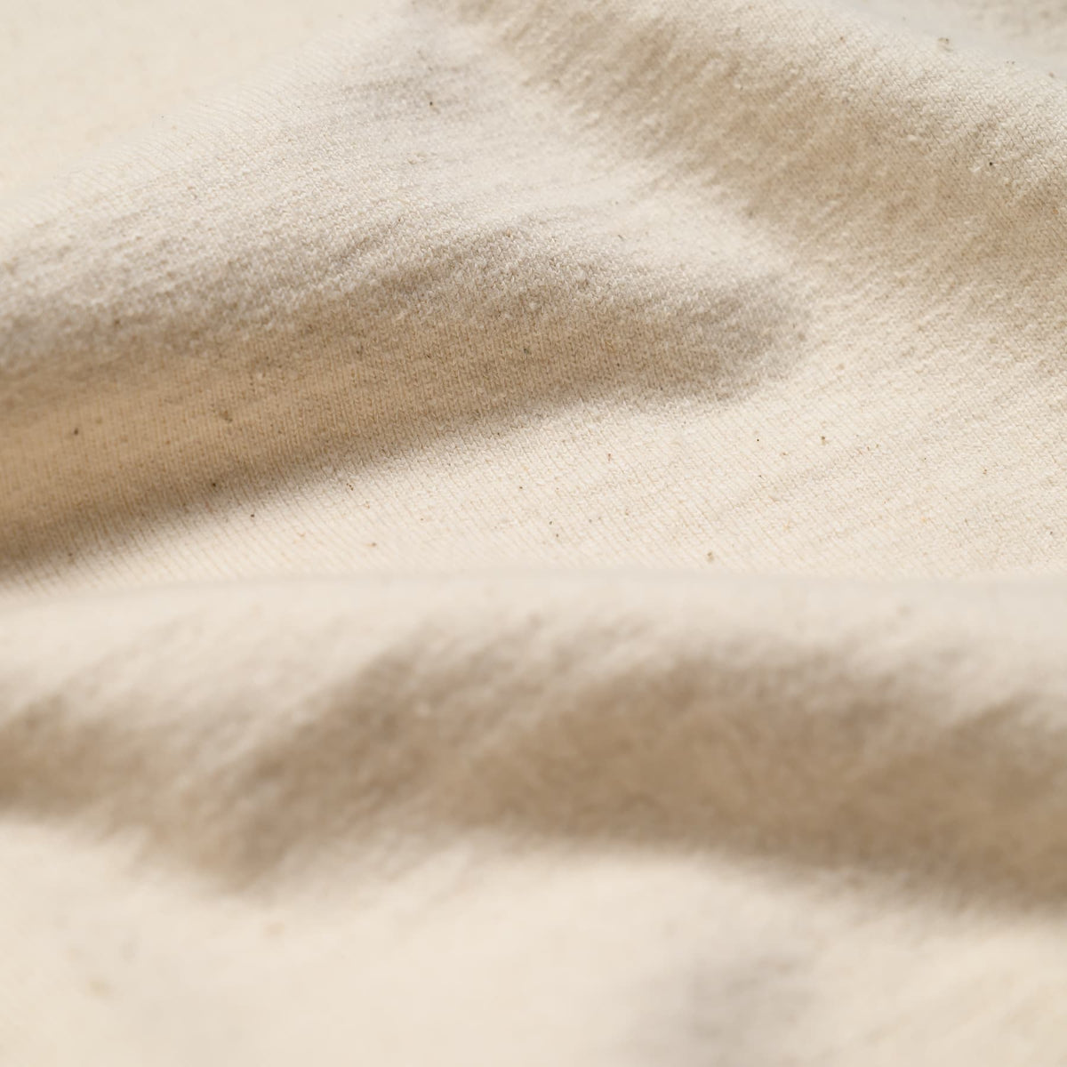 SJSLT-SC01 Japanese Cotton Made Crew Neck Tee - Natural