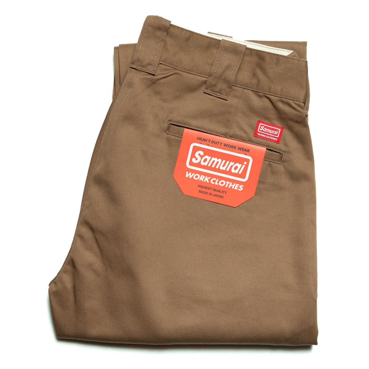 SWC500WP-CE T/C Twill Trousers - Mid Rise Slim Straight - Beige
