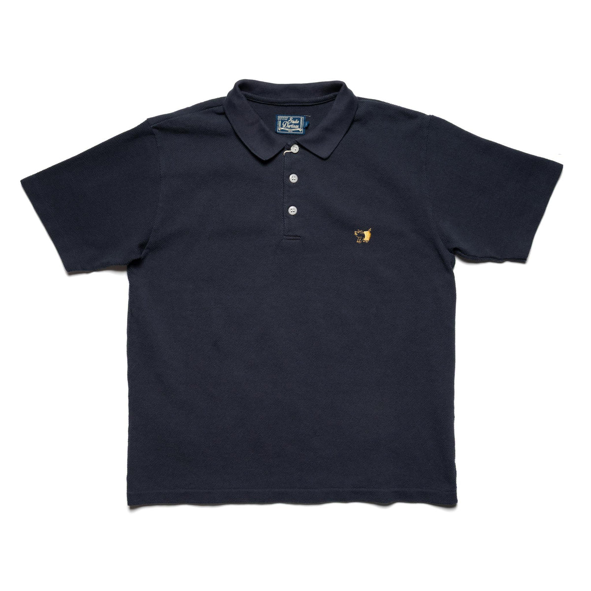 8201 Pique Knit Polo Shirt - Navy