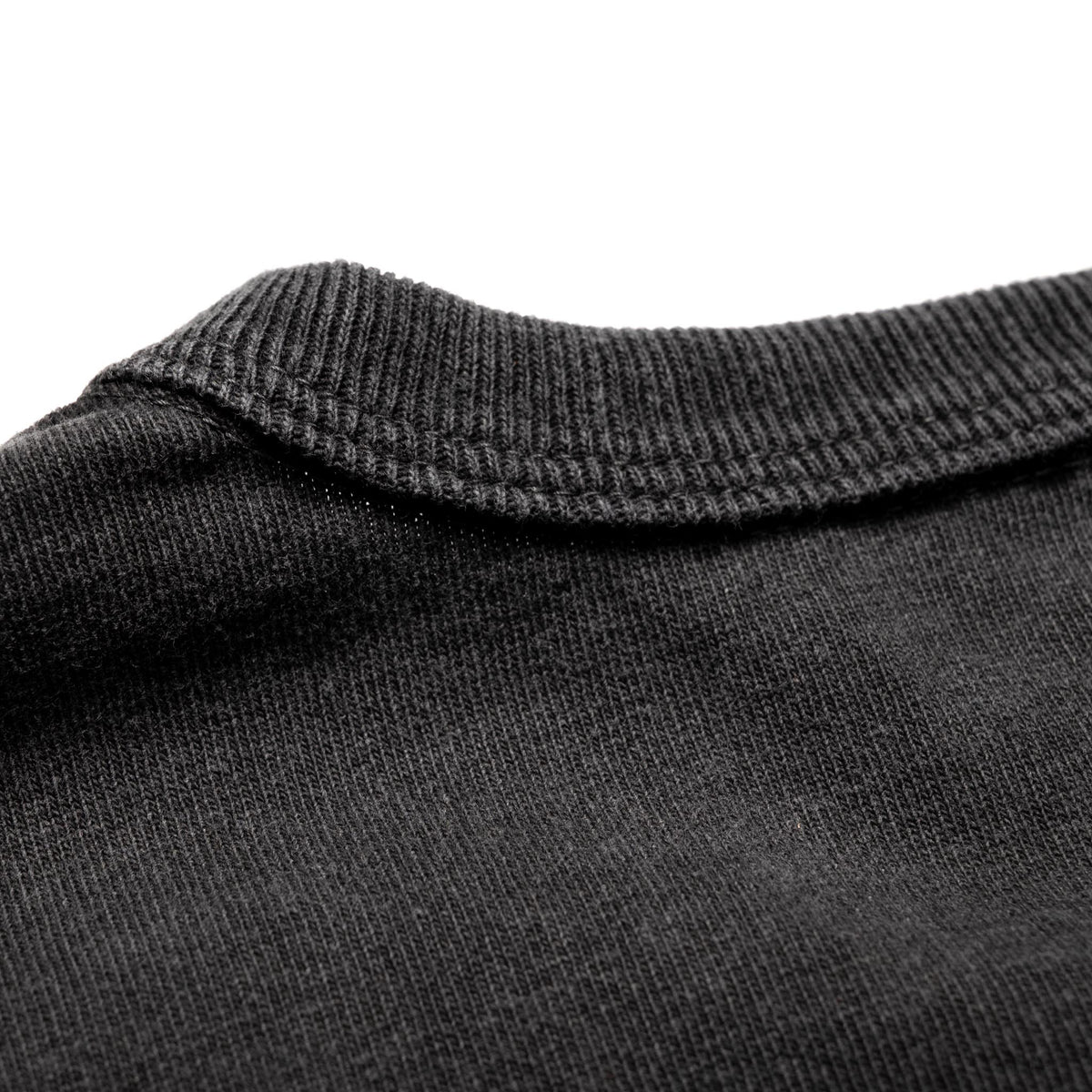 8207A USA Cotton Pigment Dye Graphic T-Shirt - Black