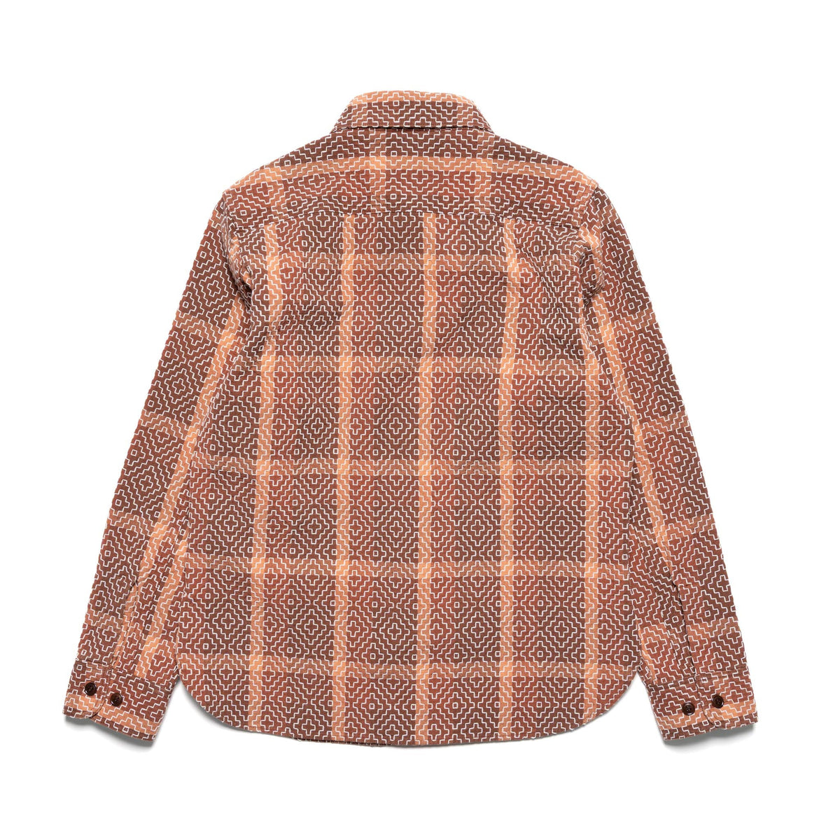 5726 Kakishibu Noragi Sashiko Work Shirt - Khaki