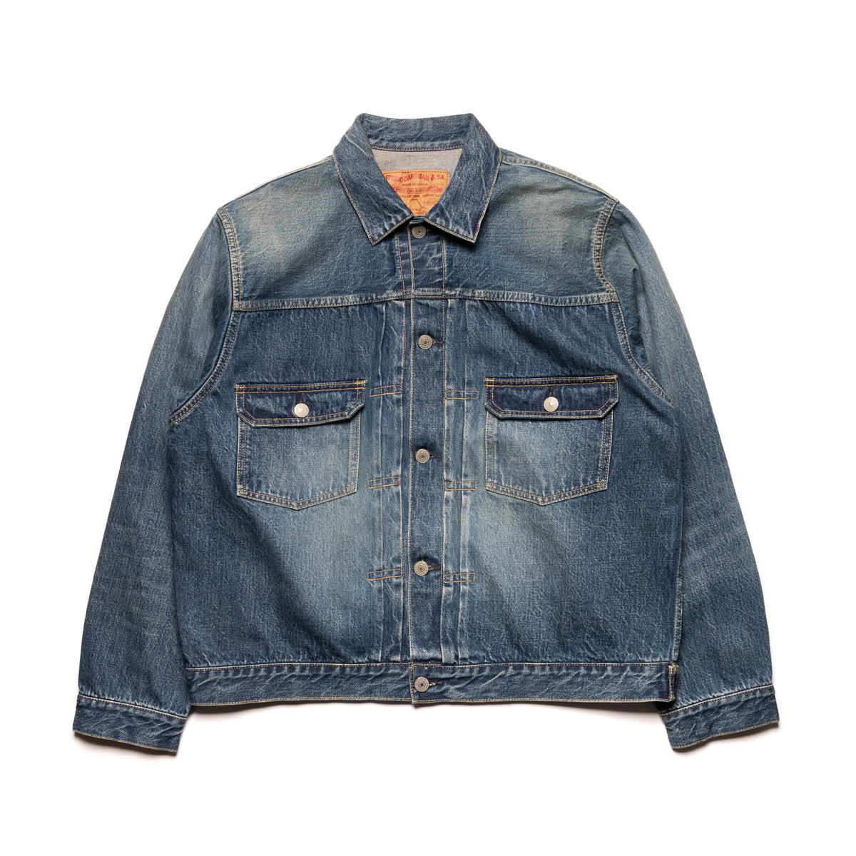 D4536UW 1950s Wash 12.5oz Selvedge Denim Type II Jacket