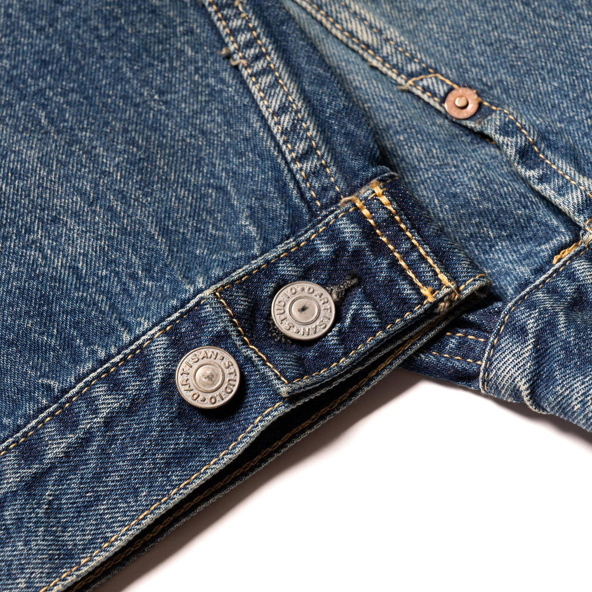 D4536UW 1950s Wash 12.5oz Selvedge Denim Type II Jacket
