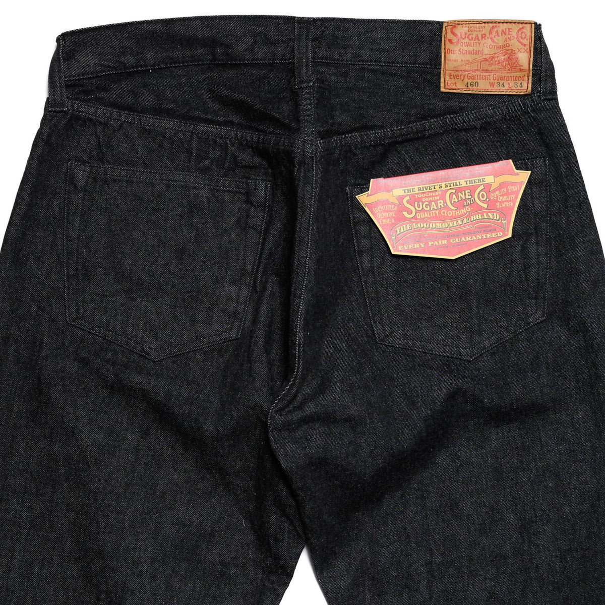 SC42460 1947 14.25oz Black Selvedge Denim Straight
