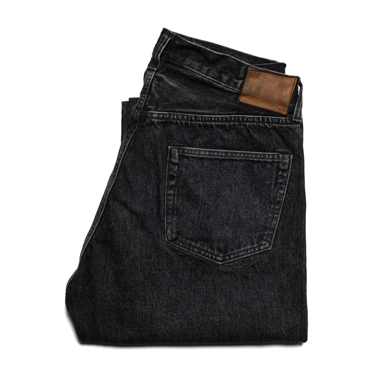 SC42460H 1947 14.25oz Black Selvedge Denim Straight (Hard Wash)