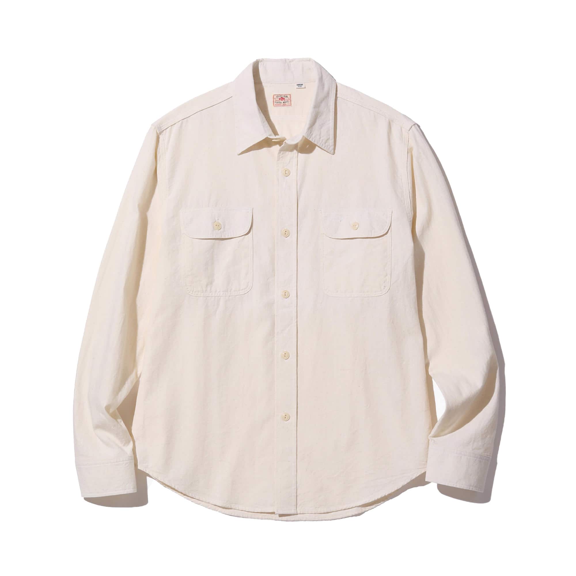 SC27851 Chambray Work Shirt White