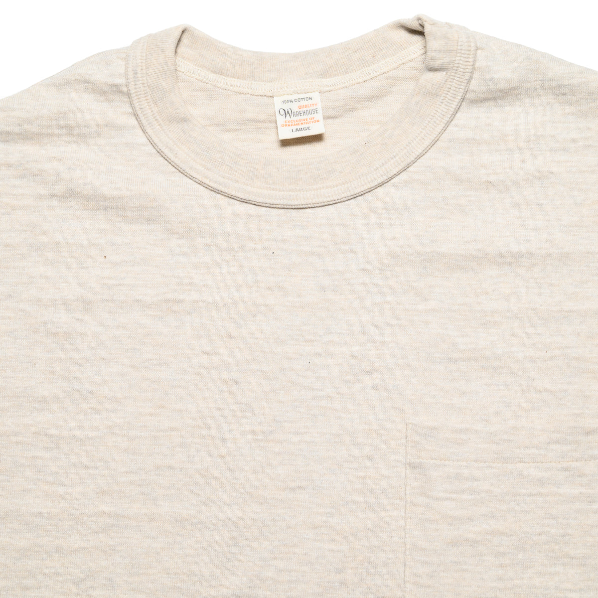 4601P Cotton Pocket Tee - Oatmeal