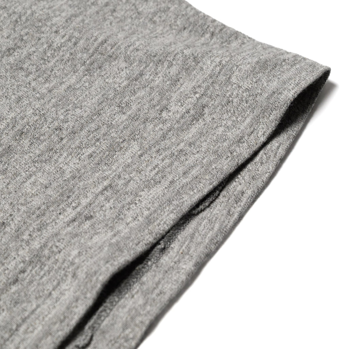 5907 Long Sleeve Henley - Heather Grey