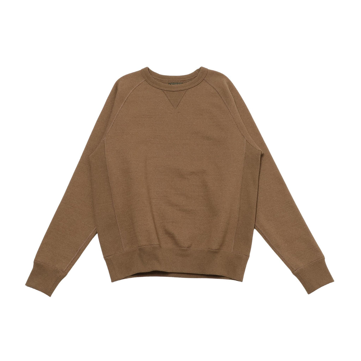 Pullover Crewneck - Iron Mordant Foxfibre® Double Heavyweight French Terry - Coyote 80