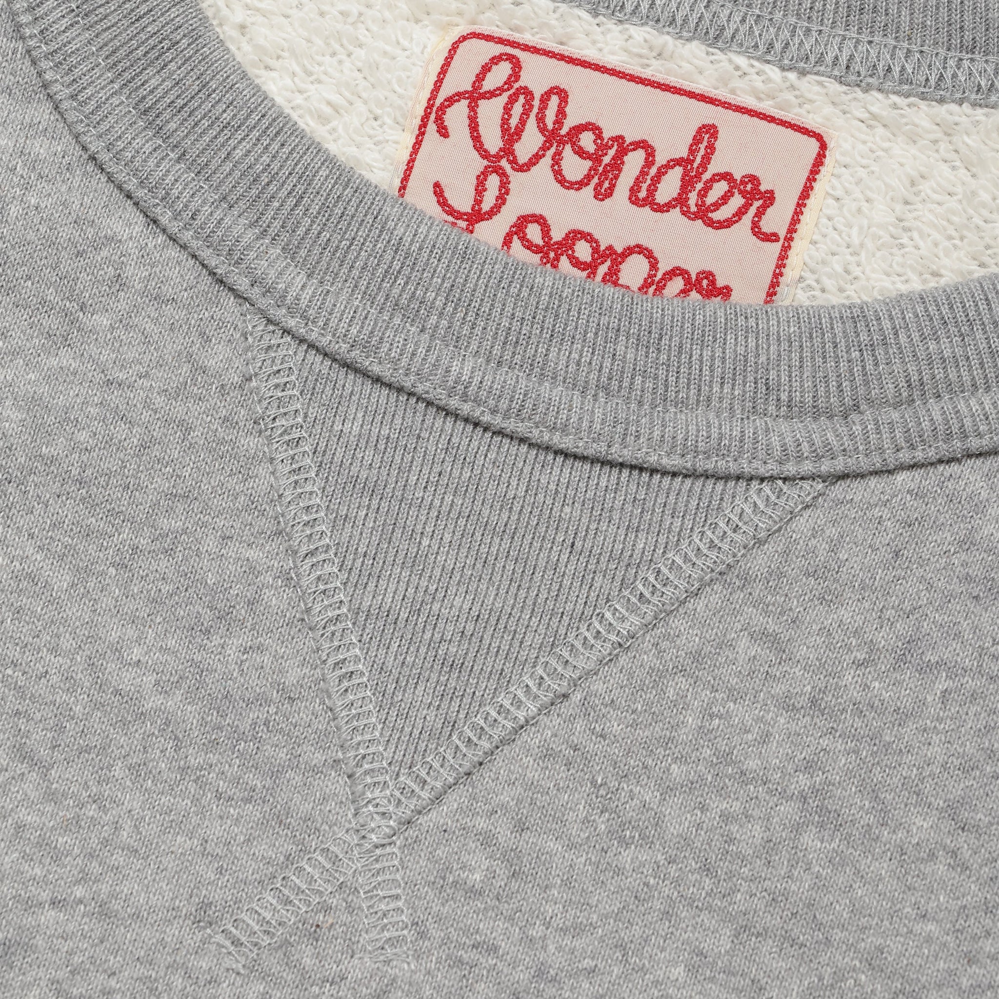 Pullover Crewneck Super Looper French Terry - Heather Grey