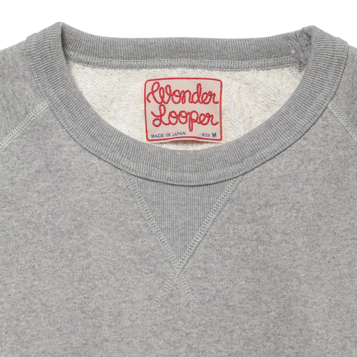 Pullover Crewneck Super Looper French Terry - Heather Grey
