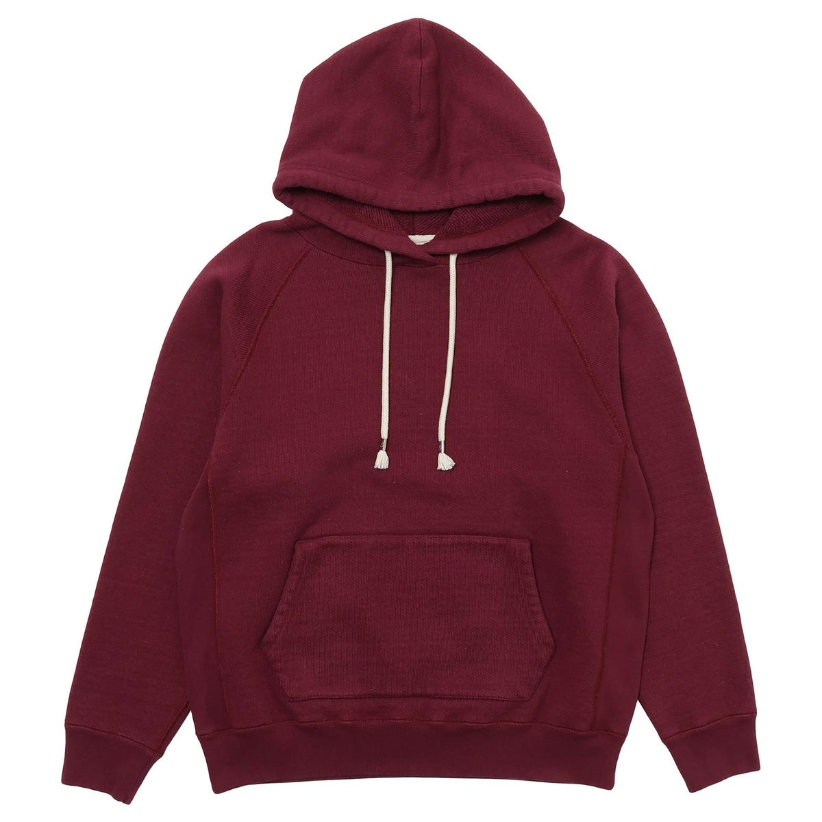 Pullover Hoodie - Double Heavyweight French Terry - Burgundy