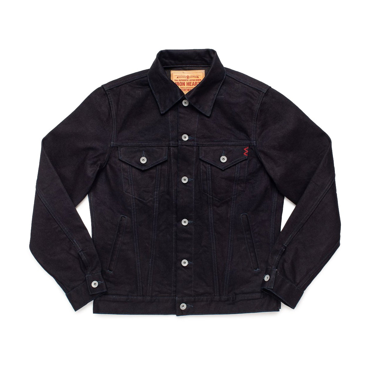 IH-526J-142ib - 14oz Selvedge Denim Modified Type III - Indigo/Black