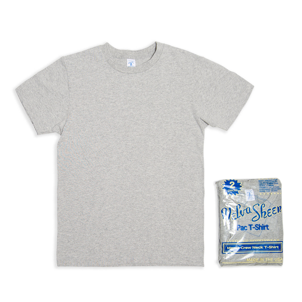 2Pac Crew Neck T-Shirt - Heather Grey