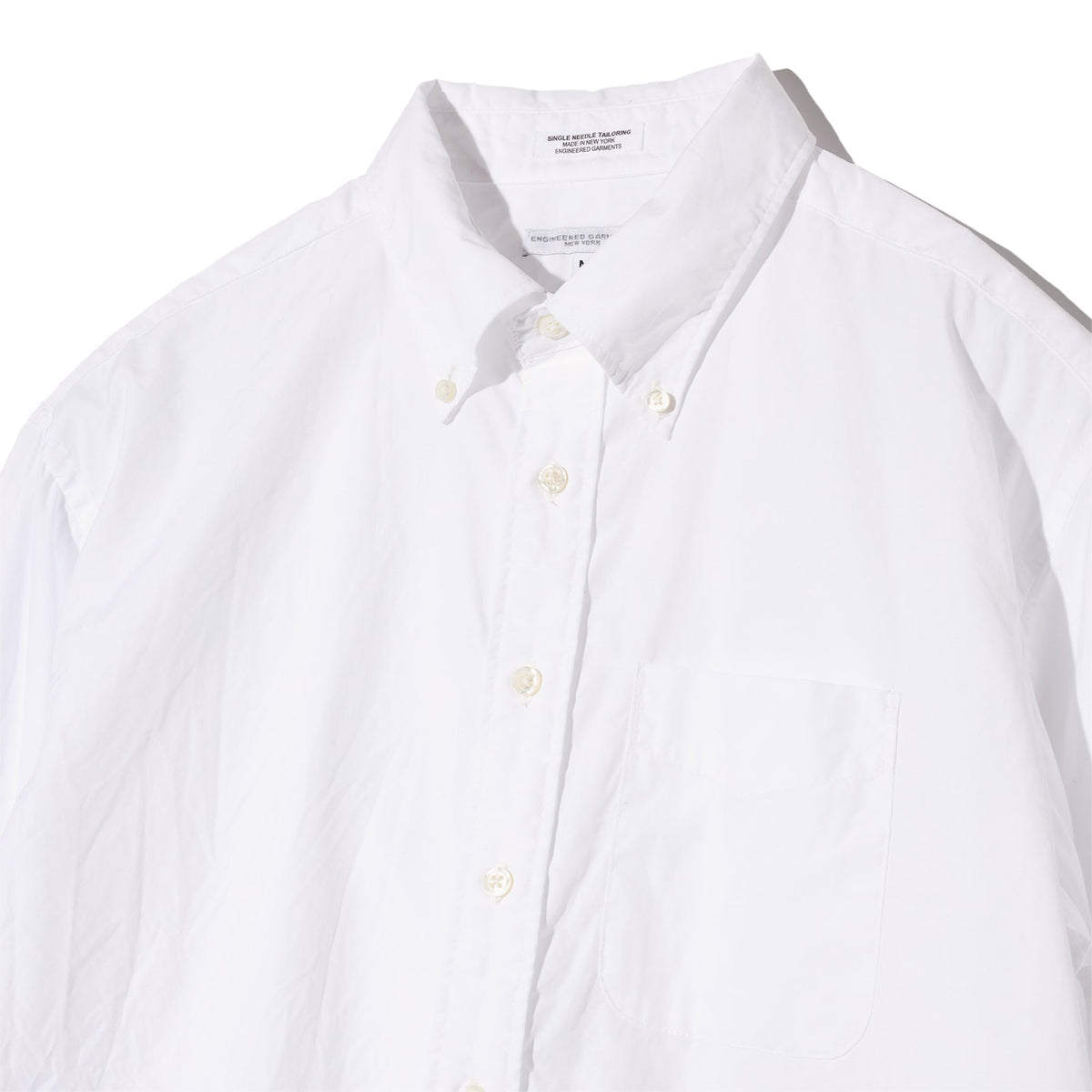 19 Century BD Shirt - White 100's 2 Ply Broadcloth