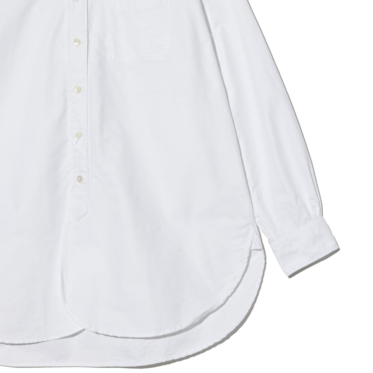 19 Century BD Shirt - White Cotton Oxford