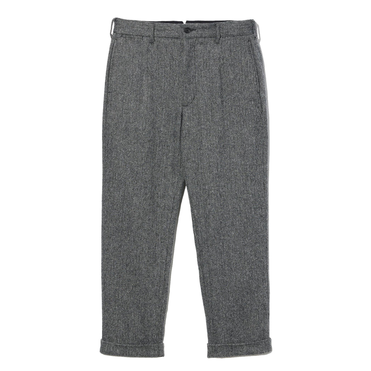 Andover Pant - Grey Poly Wool Herringbone