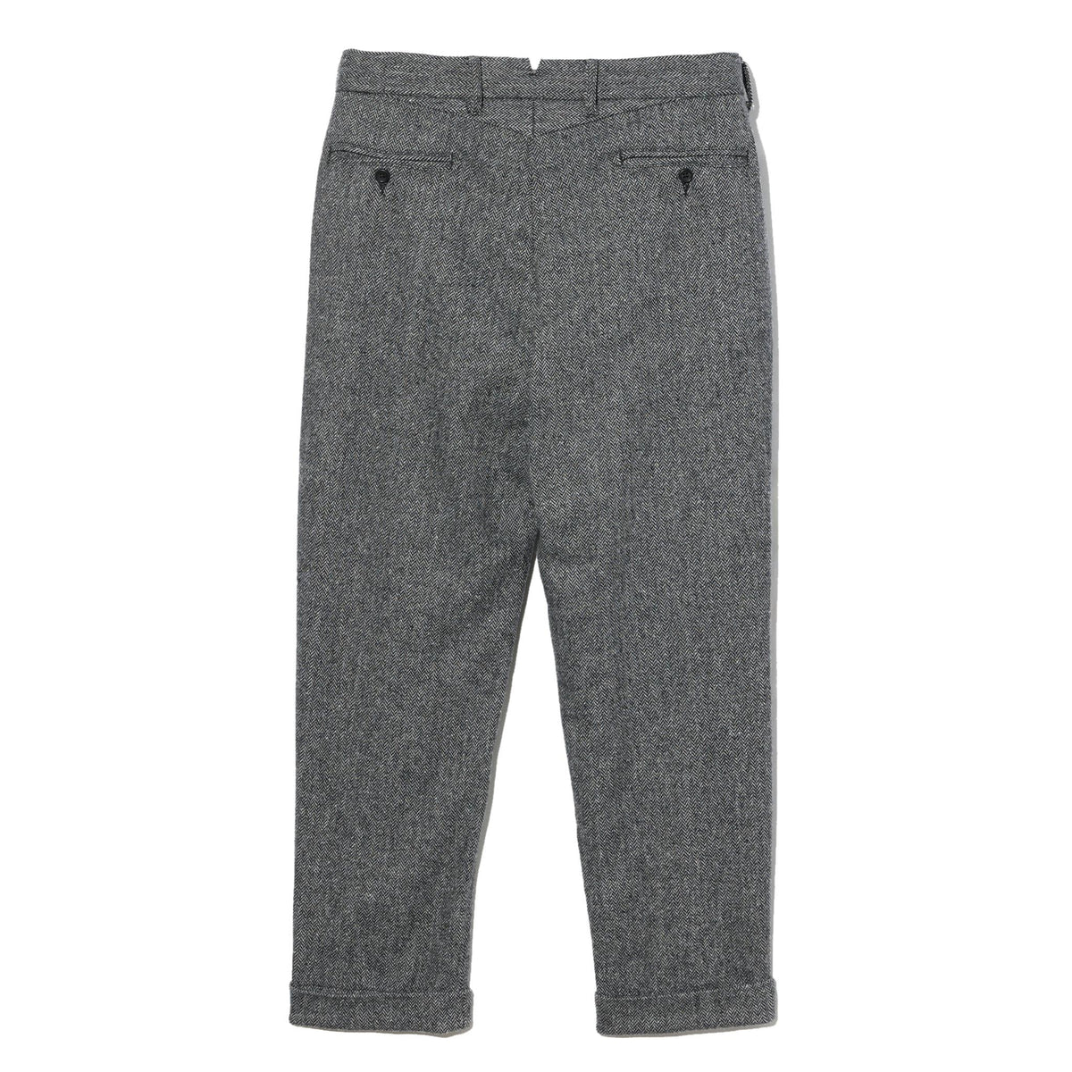 Andover Pant - Grey Poly Wool Herringbone