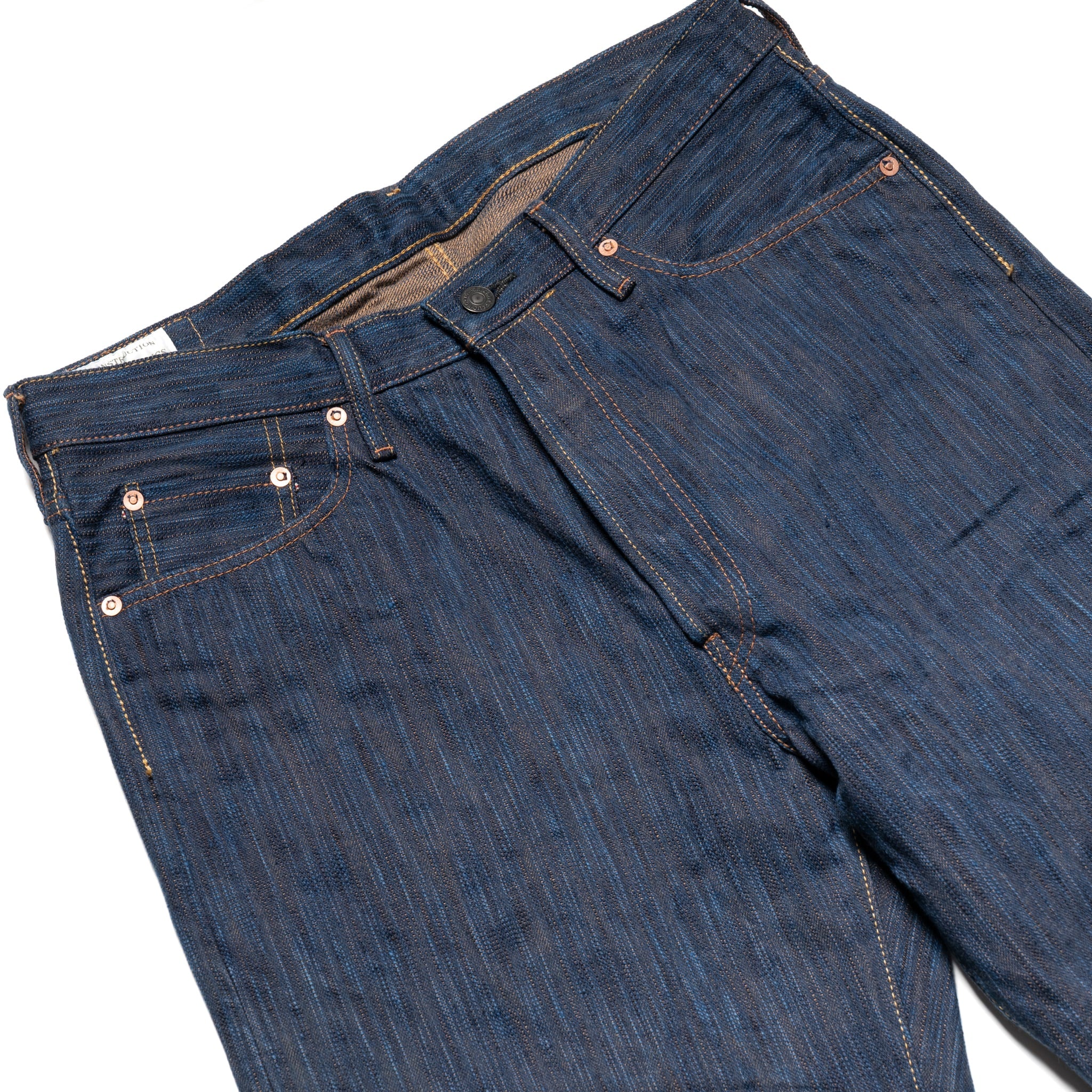 D1905S "Awa Sho-ai Kakishibu" 15oz Natural Indigo Kakishibu Selvedge Denim Regular Straight