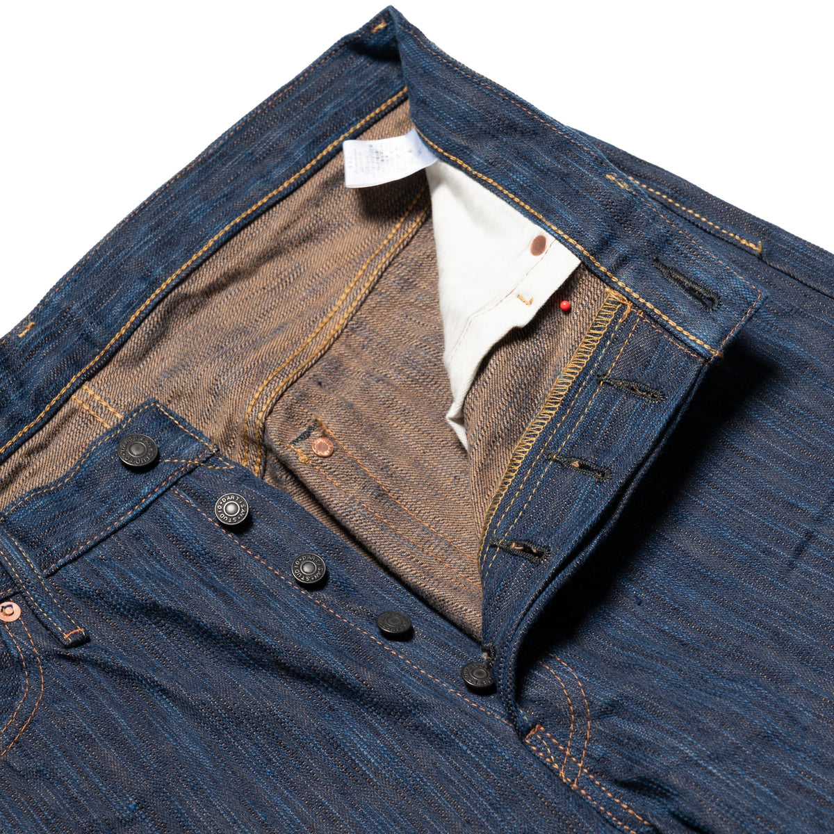 D1905S "Awa Sho-ai Kakishibu" 15oz Natural Indigo Kakishibu Selvedge Denim Regular Straight