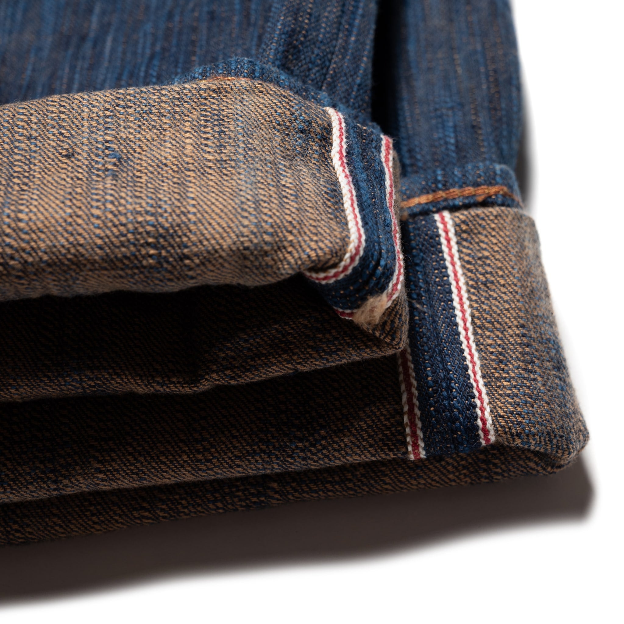 D1905S "Awa Sho-ai Kakishibu" 15oz Natural Indigo Kakishibu Selvedge Denim Regular Straight