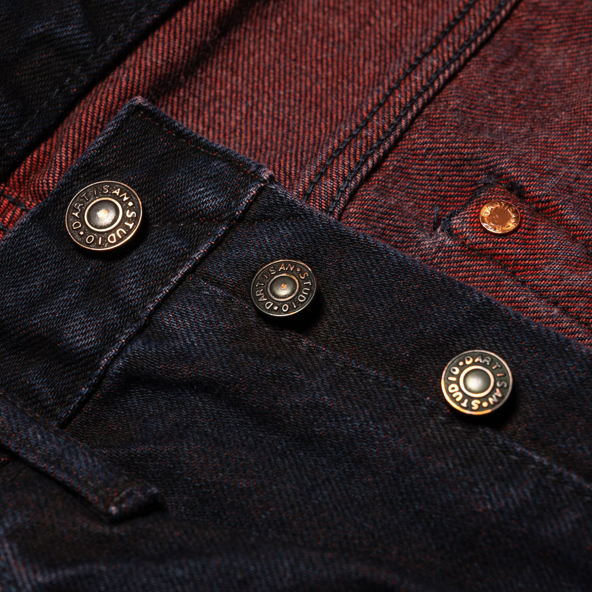 D1908S "Bengala" 14oz Natural Dye Selvedge Denim Relaxed Tapered