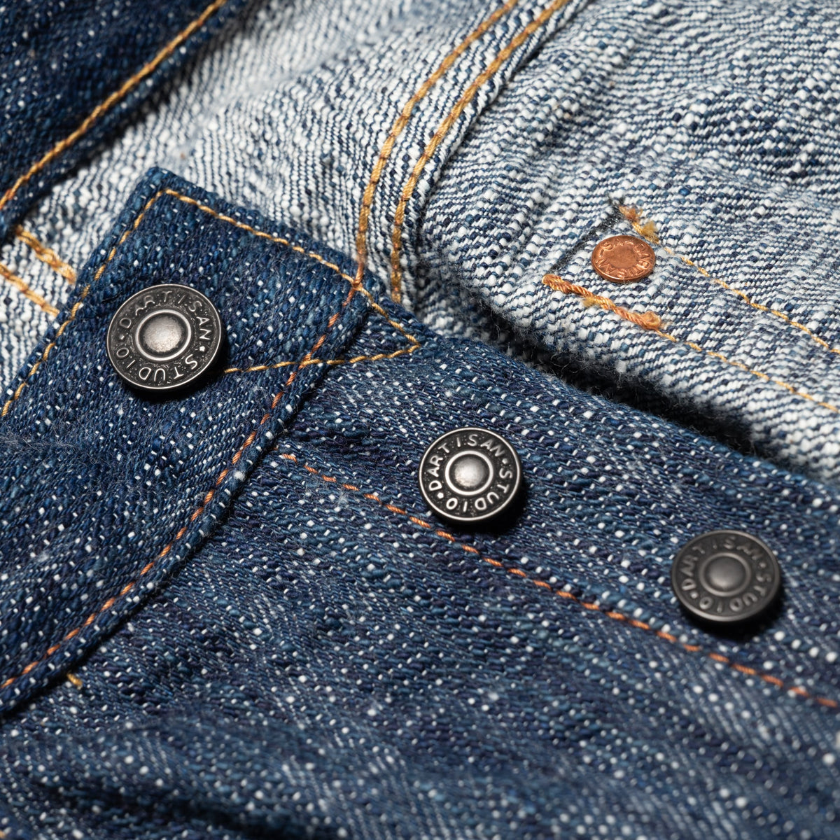 D1894 "Sou-Ai" 15oz Twin Indigo Selvedge Denim Regular Straight Fit