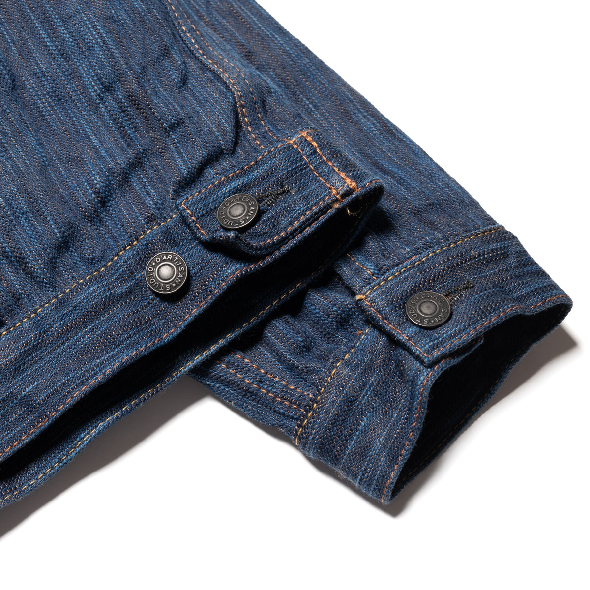 D4615 "Awa Sho-ai Kakishibu" 15oz Natural Indigo Kakishibu Selvedge Denim Type 2 Jacket