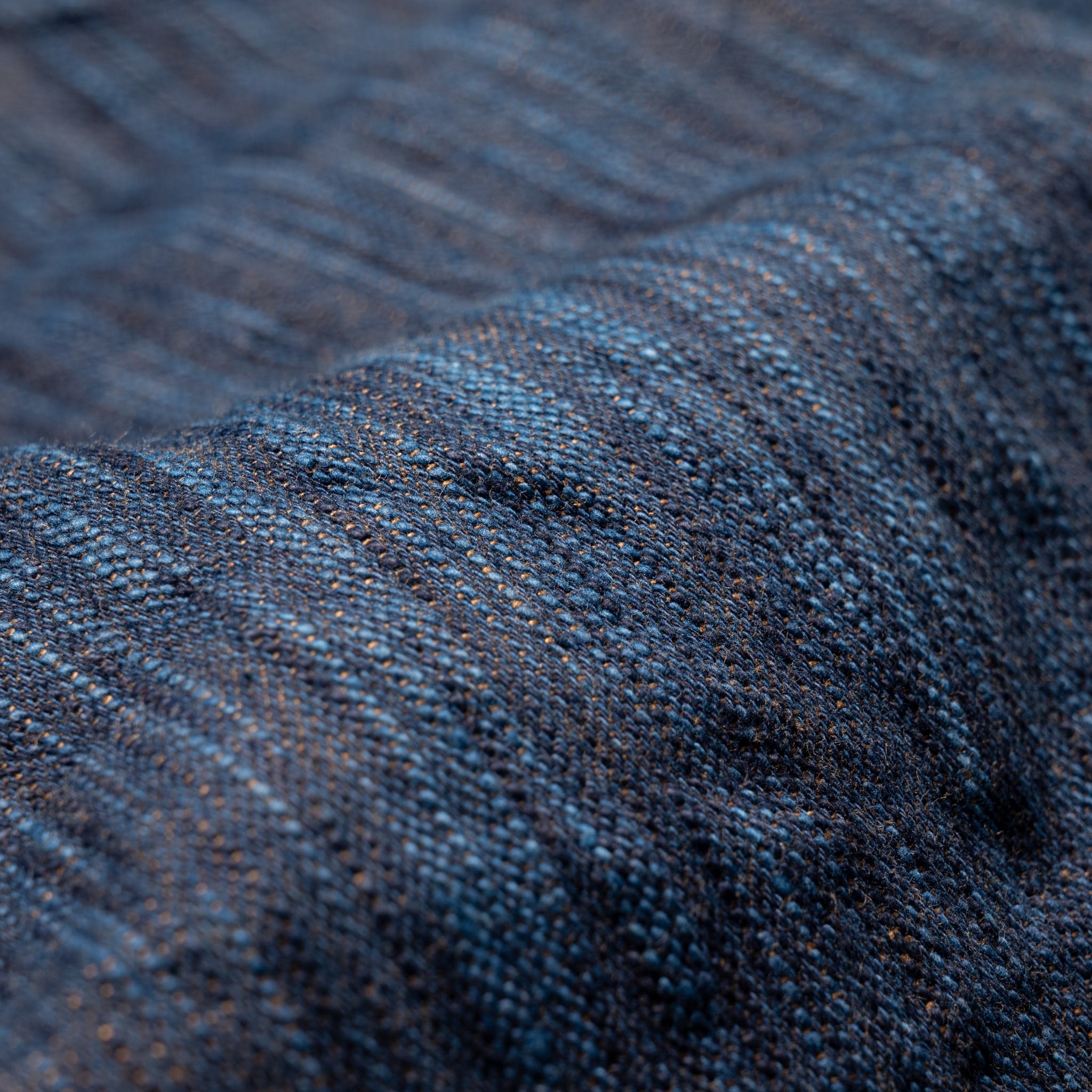 D4615 "Awa Sho-ai Kakishibu" 15oz Natural Indigo Kakishibu Selvedge Denim Type 2 Jacket