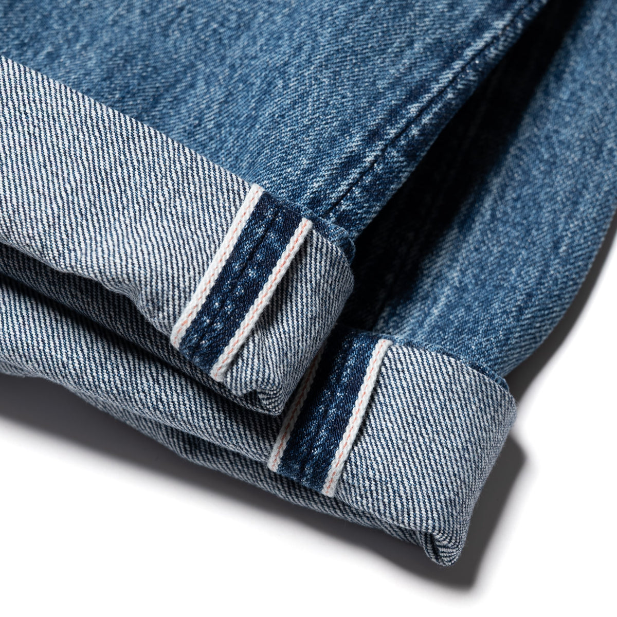 USED-019-ID Relaxed Taper 14oz Selvedge Denim - Used Wash