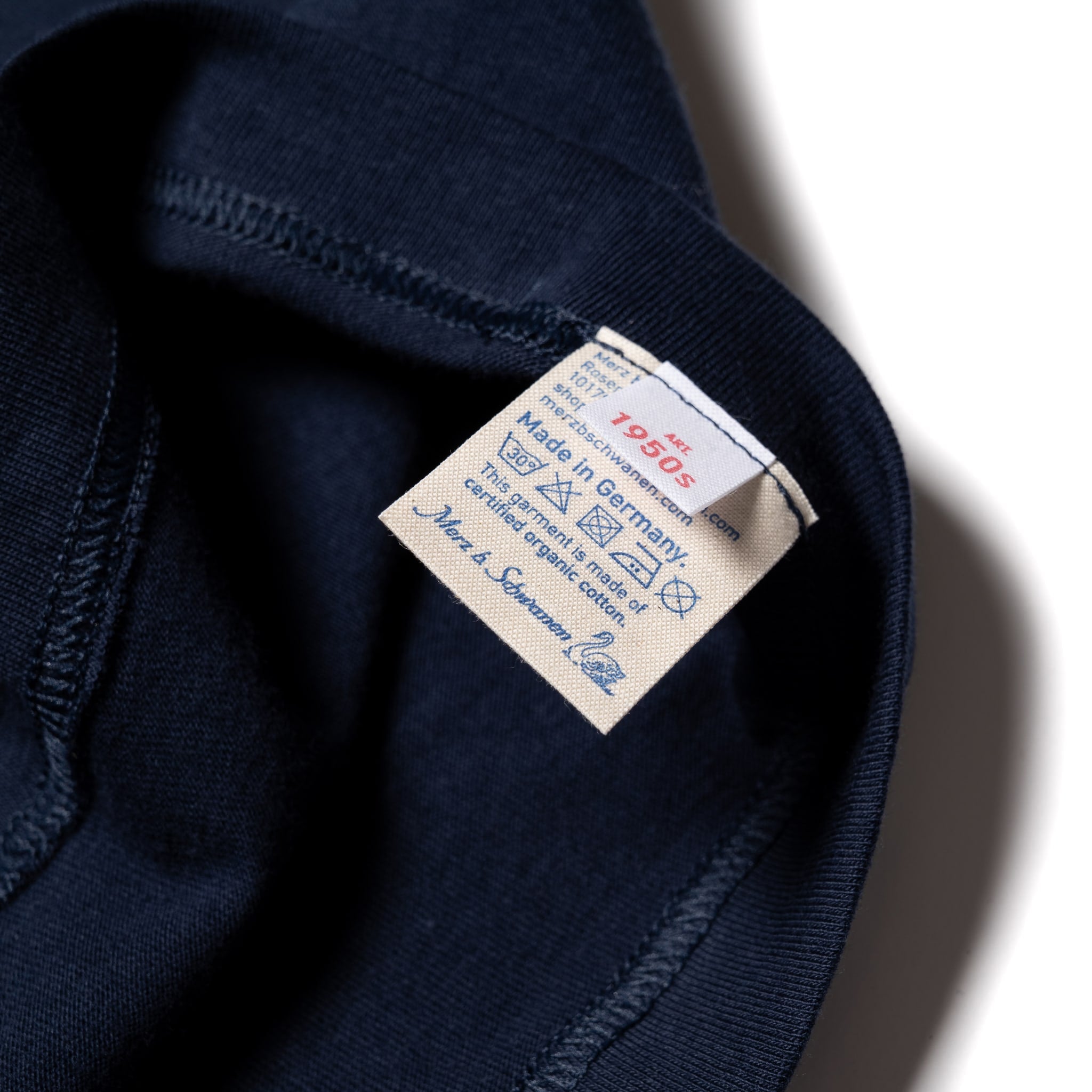 1950s.66 Loopwheeled Classic Fit Lightweight T-Shirt - Ink Blue