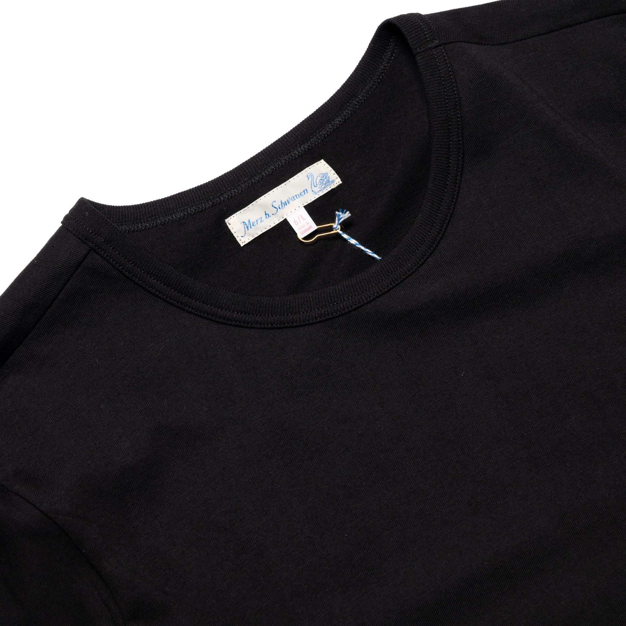 1950s.99 Loopwheeled Classic Fit Lightweight T-Shirt - Deep Black