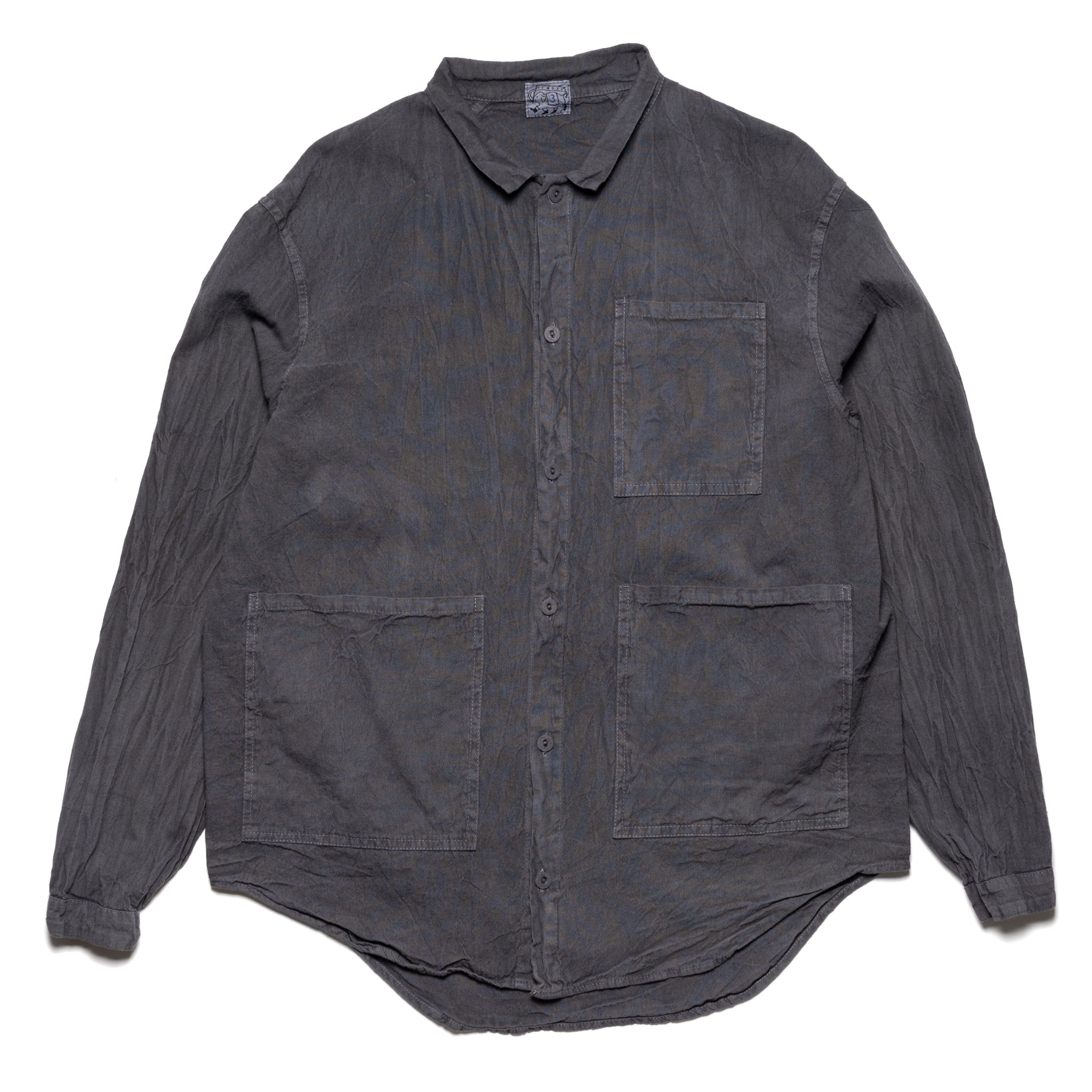 457 Frock Shirt Cotton Pyjama - Grey Logwood