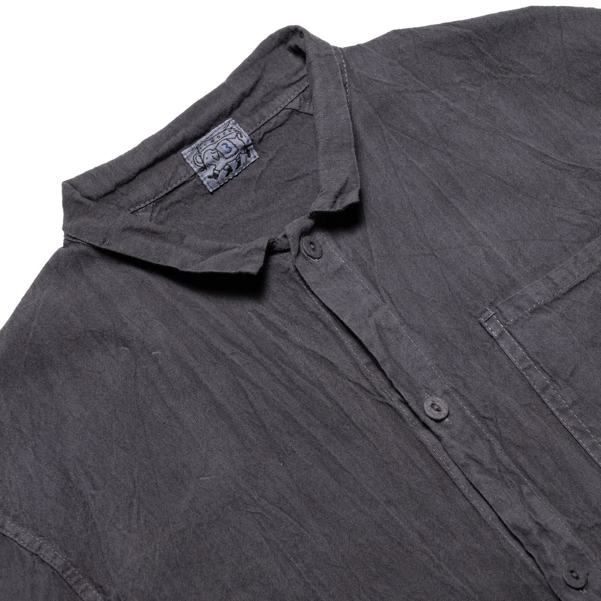 457 Frock Shirt Cotton Pyjama - Grey Logwood