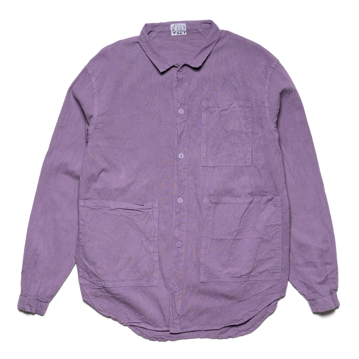 457 Frock Shirt Cotton Pyjama - Purple Logwood