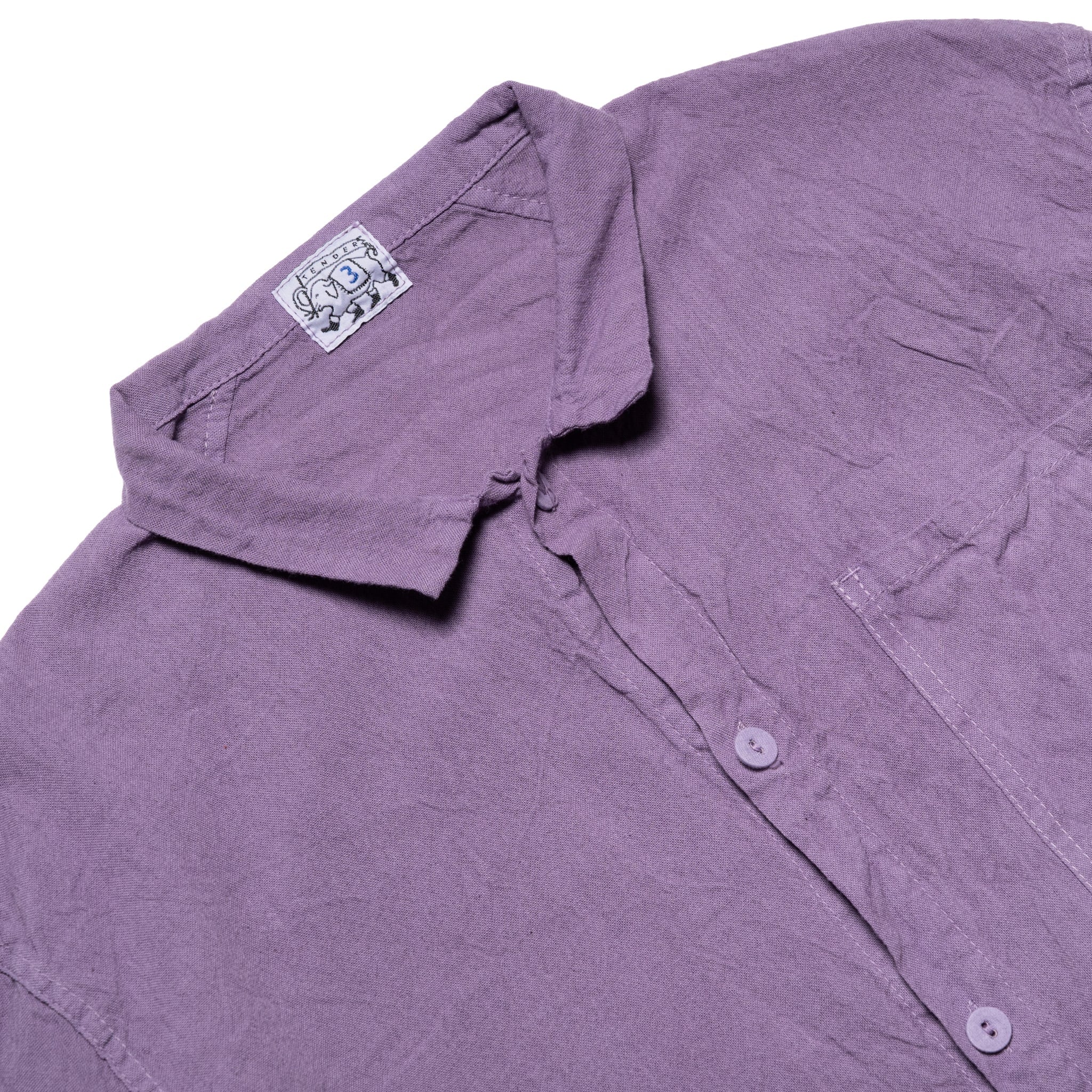457 Frock Shirt Cotton Pyjama - Purple Logwood