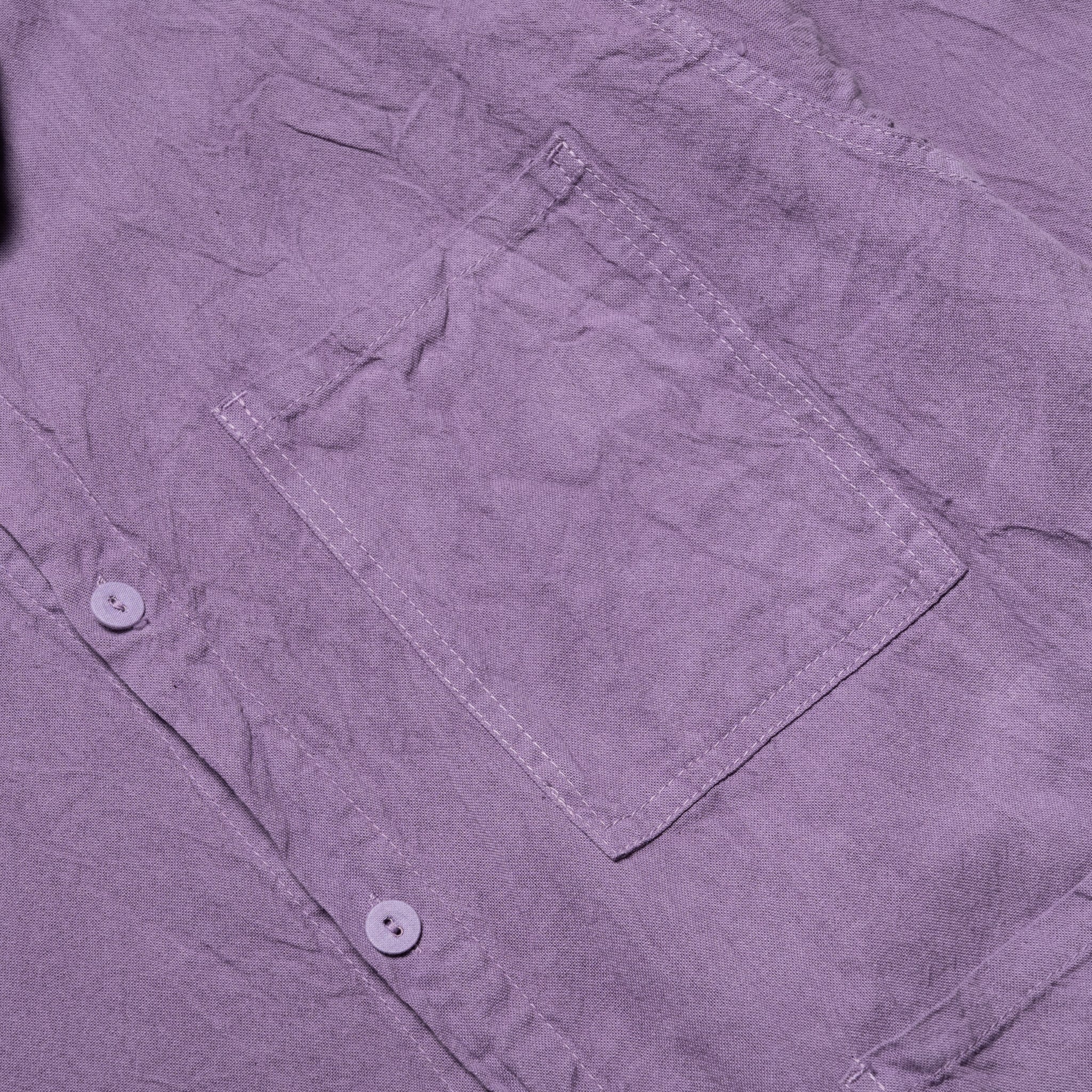 457 Frock Shirt Cotton Pyjama - Purple Logwood
