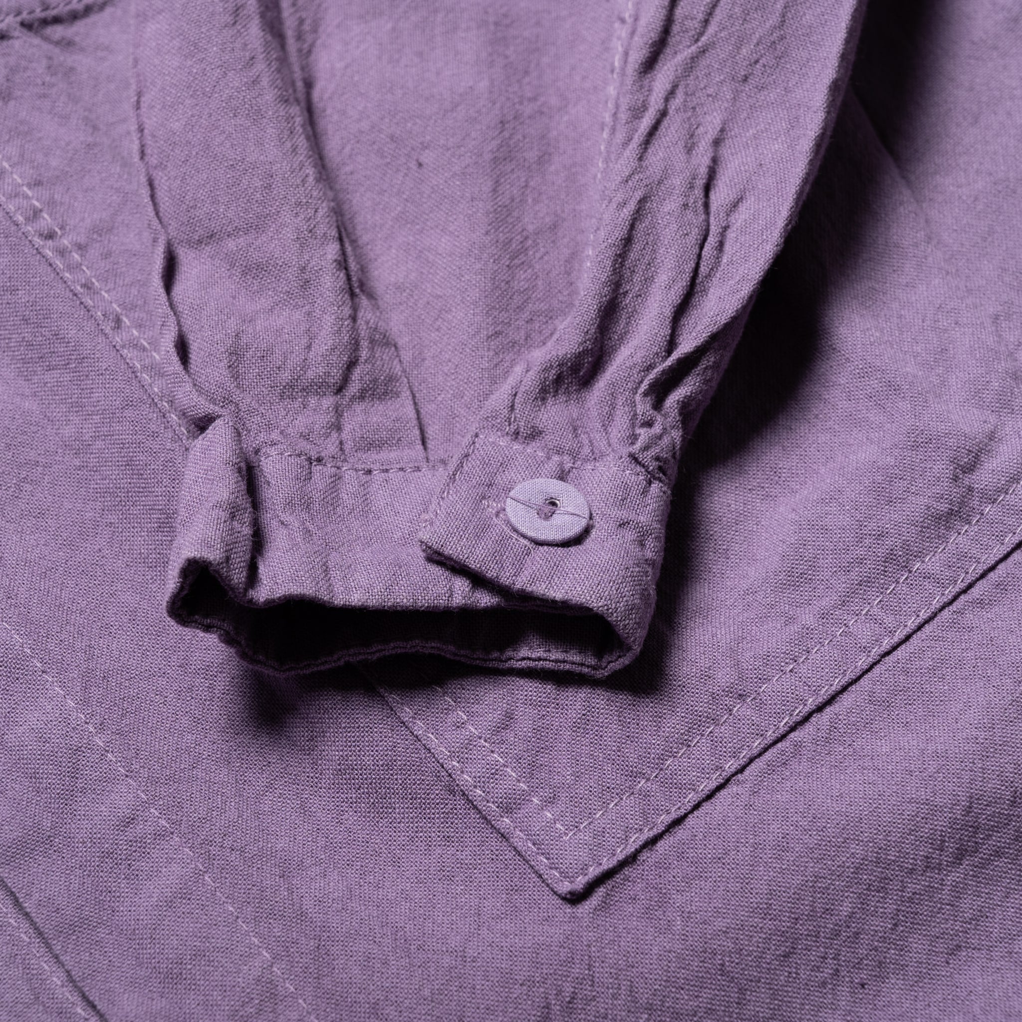 457 Frock Shirt Cotton Pyjama - Purple Logwood