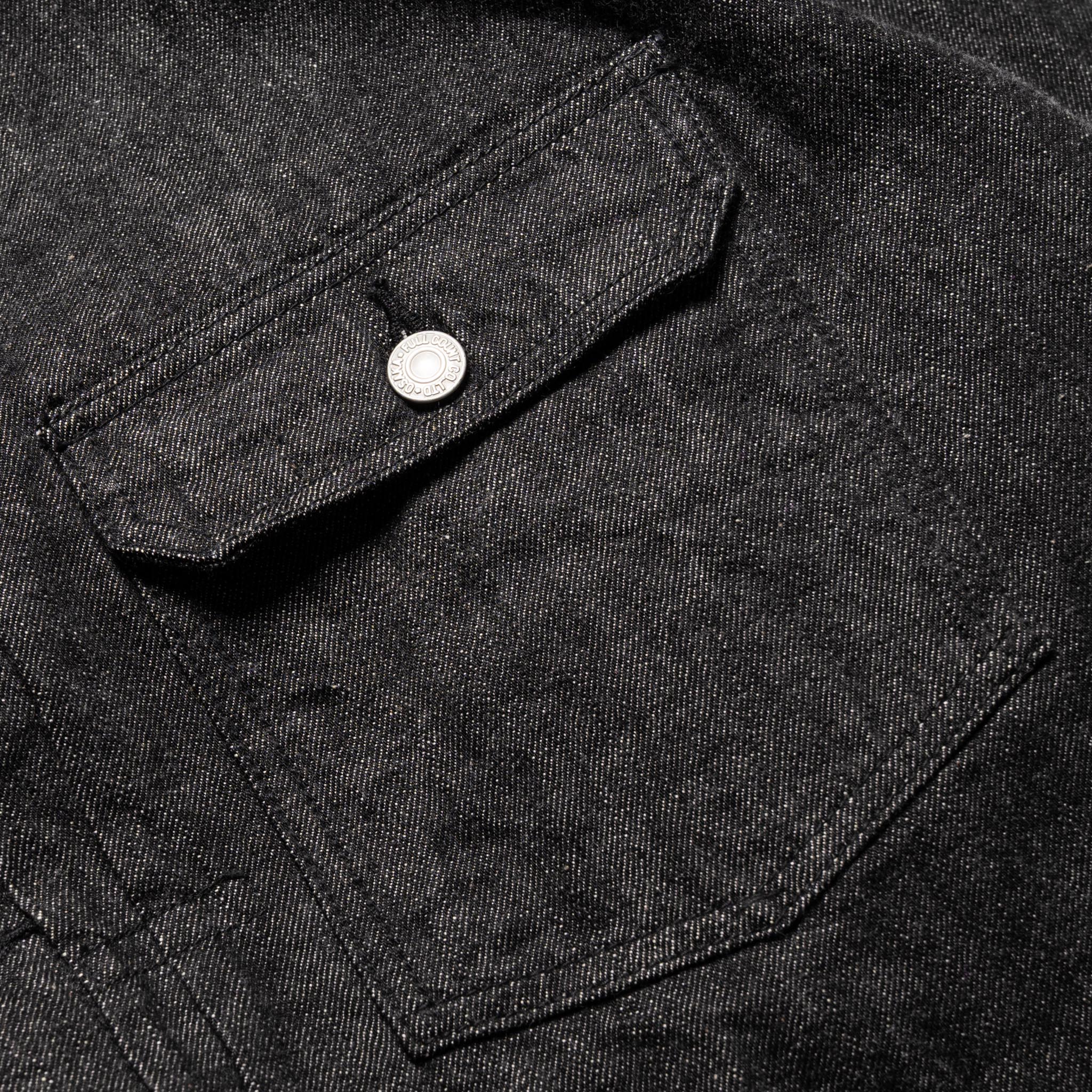 2107BK Type 1 Black Denim Jacket