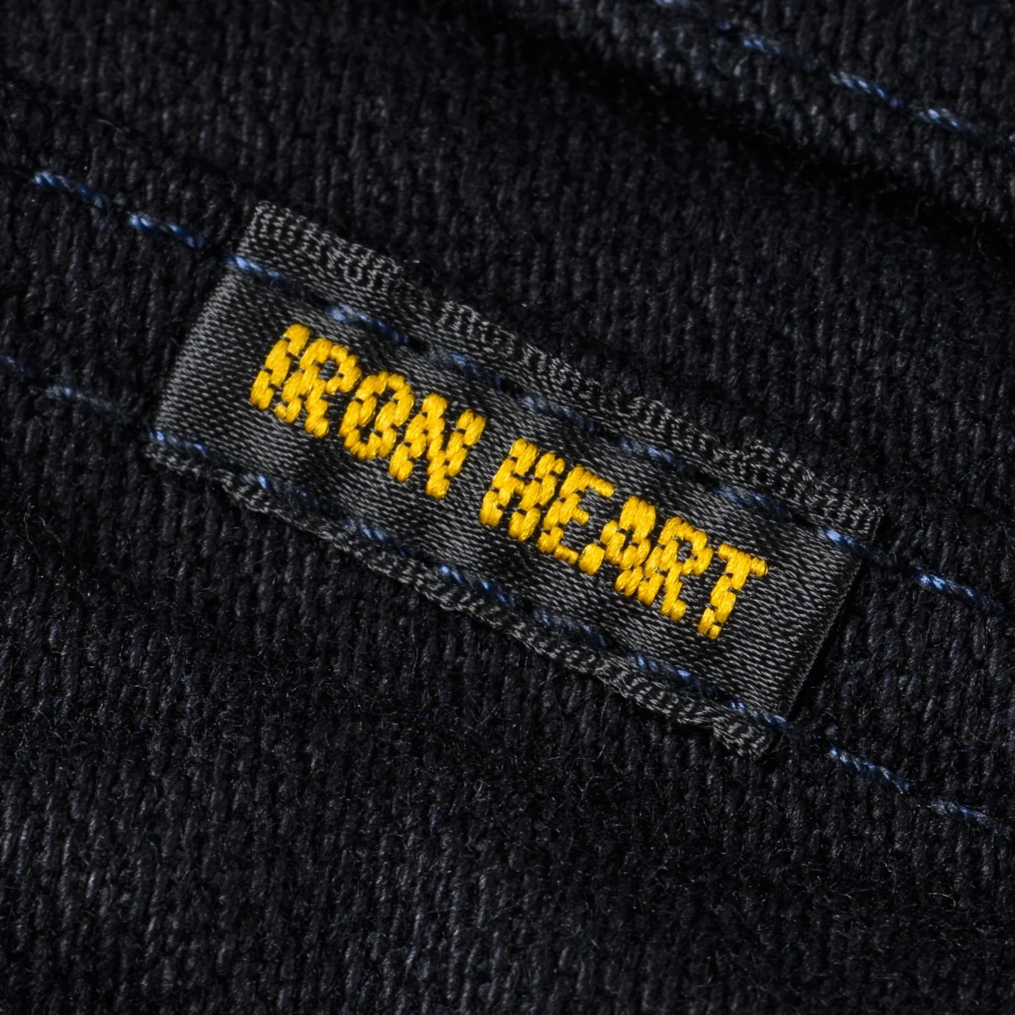 IHJ-123-OD 14oz Broken Twill Selvedge Denim Work Jacket - Indigo Overdyed Black