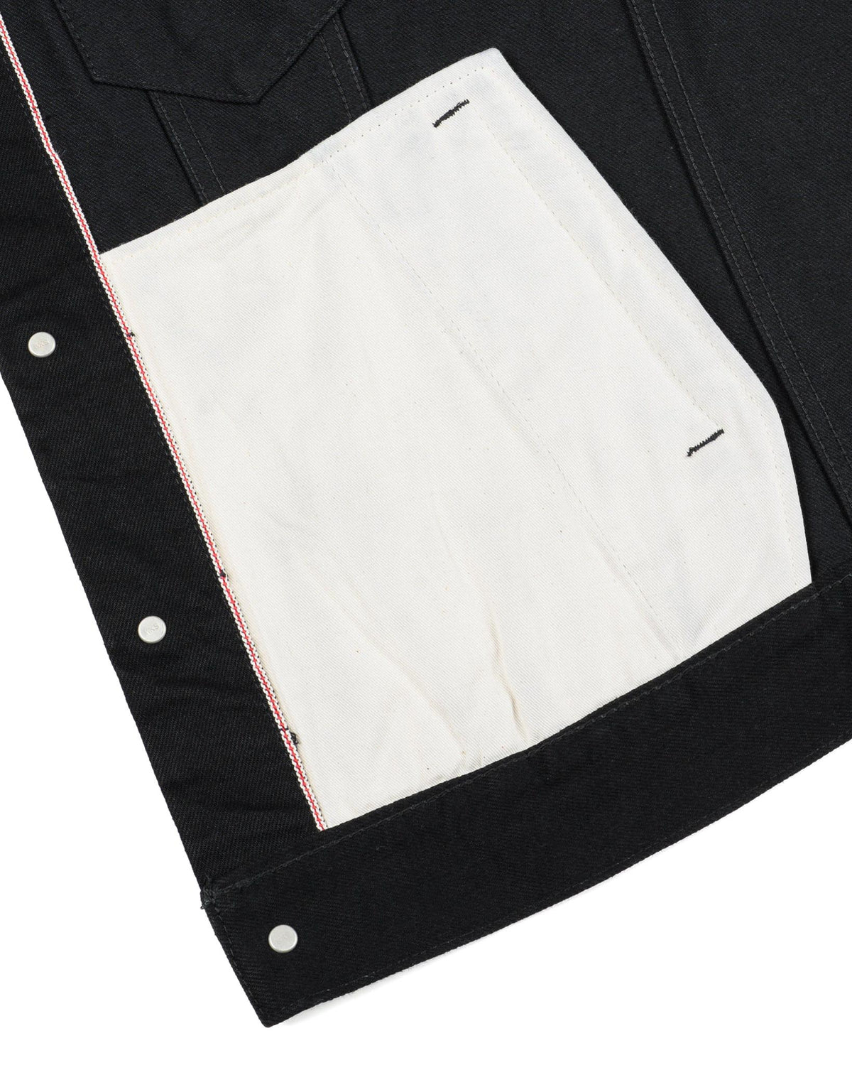 IHJ-86 14oz Selvedge Denim Modified Type III Jacket - Black/Black