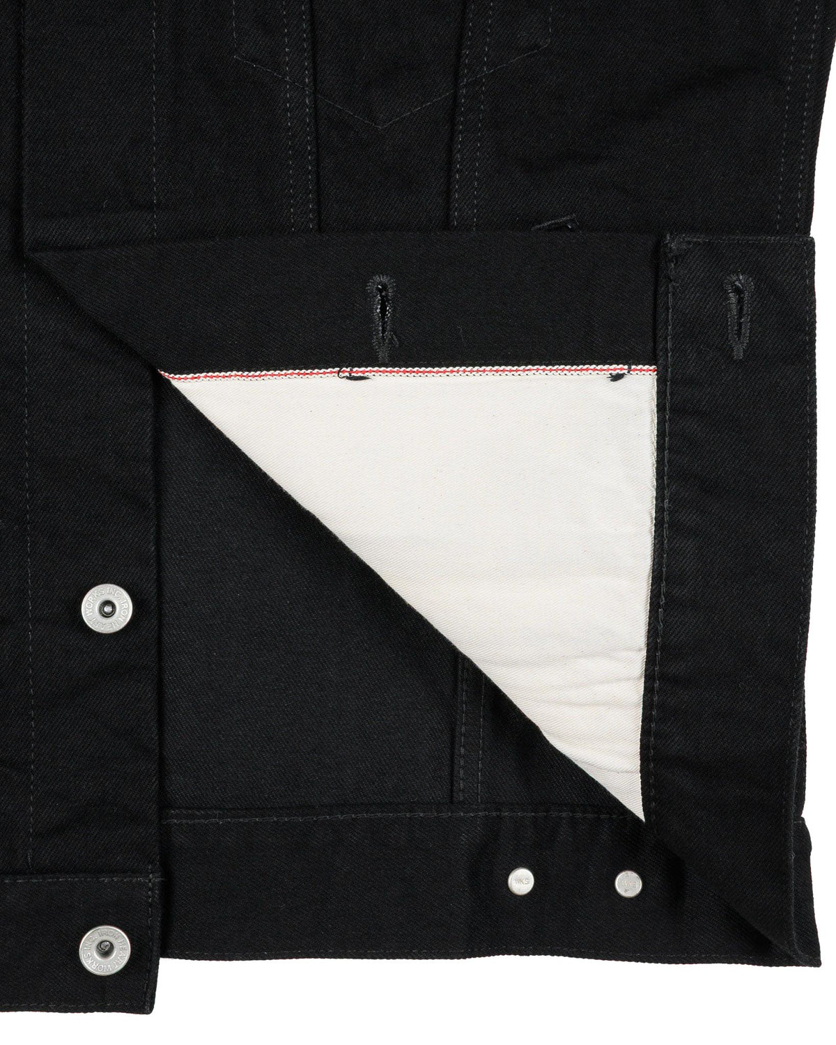 IHJ-86 14oz Selvedge Denim Modified Type III Jacket - Black/Black