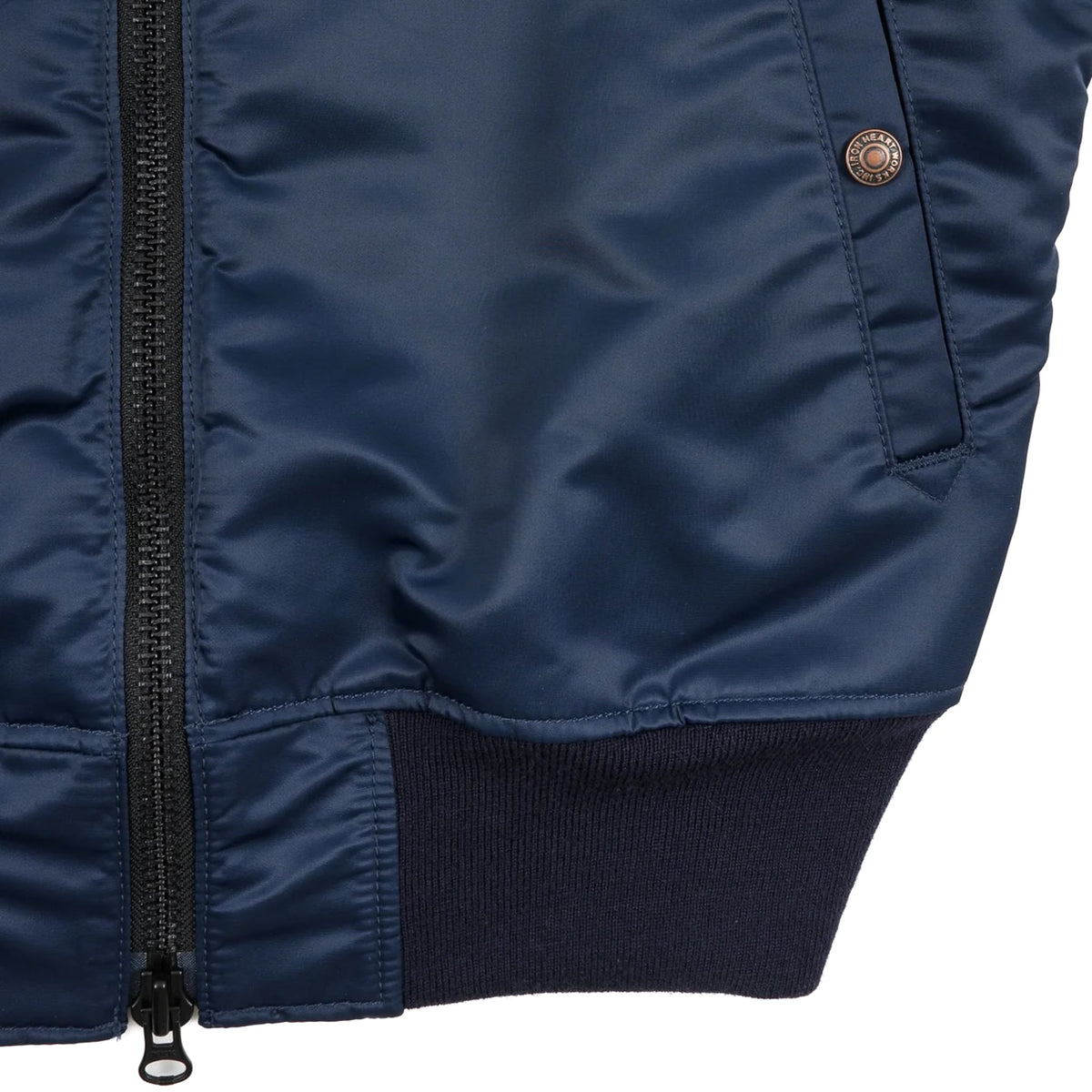 IHM-50-NAV 4.8oz Nylon Type L-2B Jacket - Navy