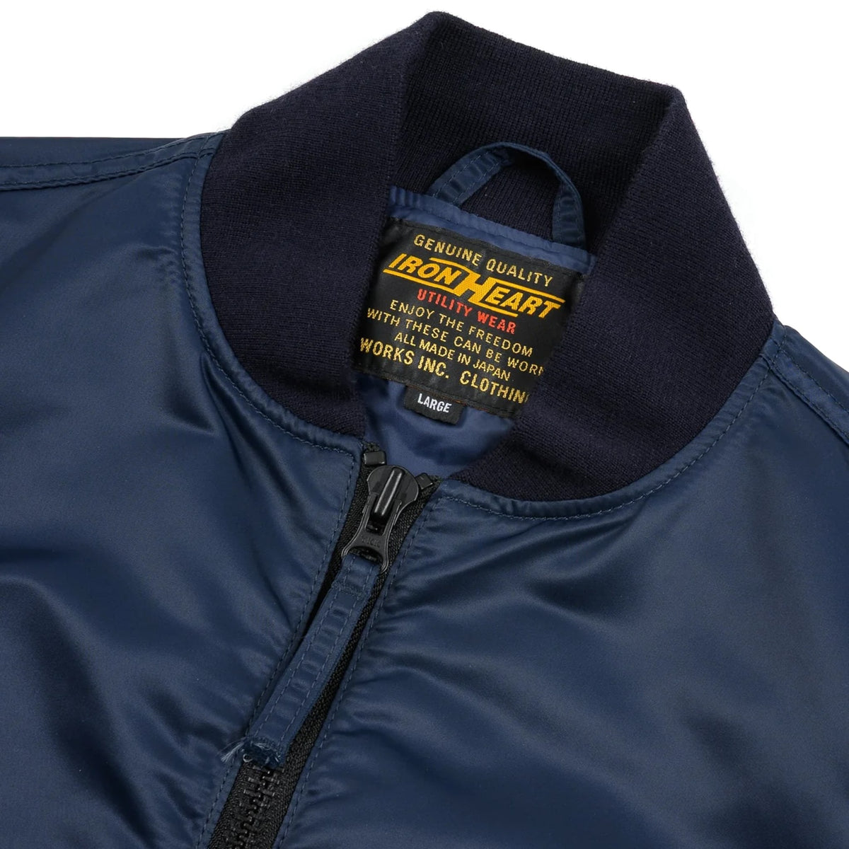 IHM-50-NAV 4.8oz Nylon Type L-2B Jacket - Navy
