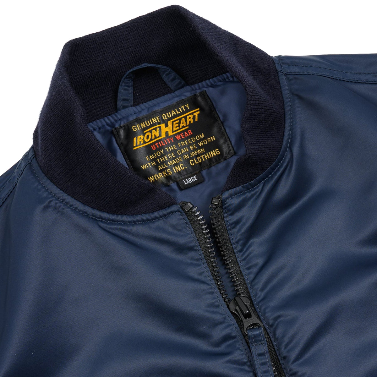 IHM-50-NAV 4.8oz Nylon Type L-2B Jacket - Navy